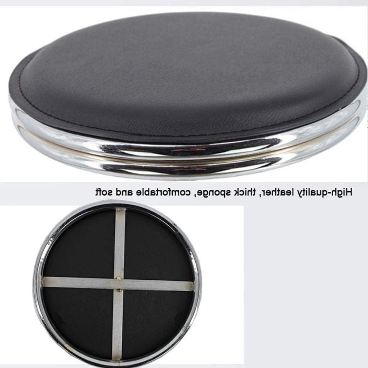Draaibare Kruk - Werkkruk Zitkruk - Schoonheidssalon - Verstelbare Hoogte - 42-56 cm - Groen