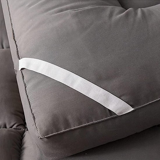 Winter Futon Matras - Oprolbare Vloerpad - Comfortabel Slapen - Dikke Ademende Kwaliteit - 150 x 200 cm - Grijs — afbeelding 2