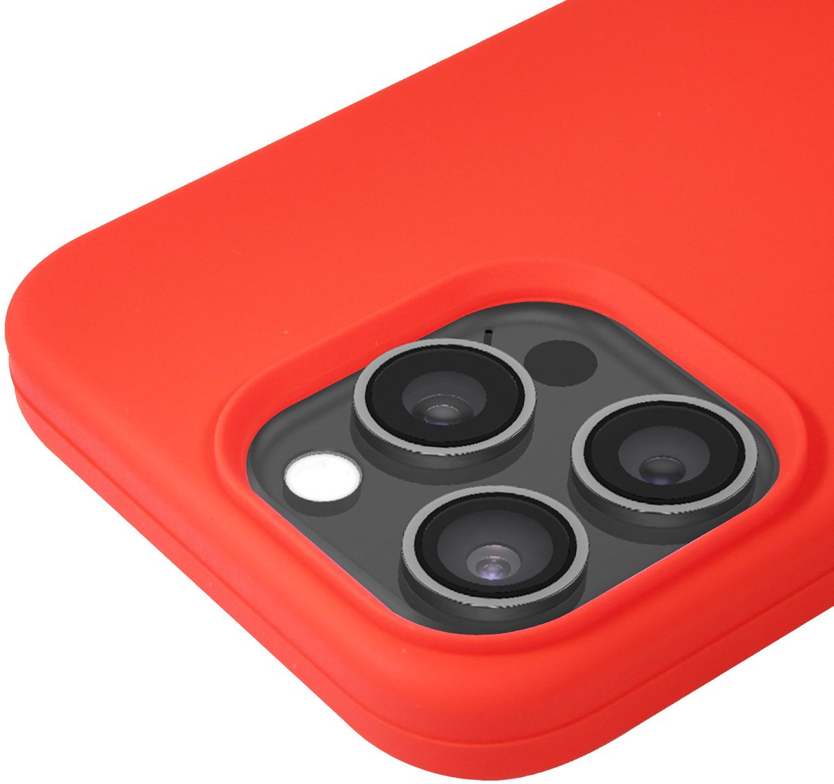 Jaym, Hard case Geschikt voor Apple iPhone 15 Pro Max Premium Zacht Gevoel, Rood