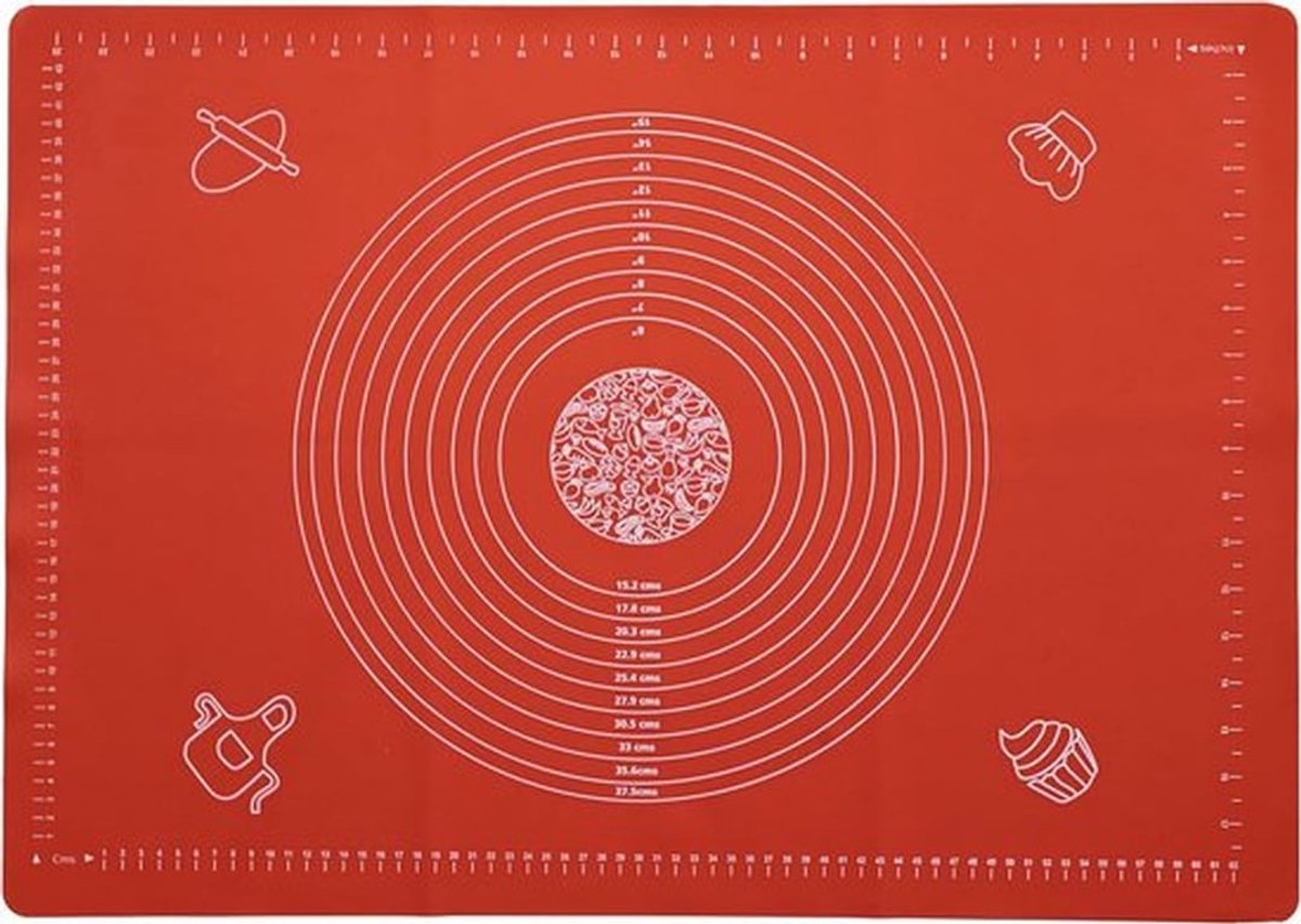 Grote Siliconen Bakmat 70x50 cm - Antiaanbak & Hittebestendig voor Oven