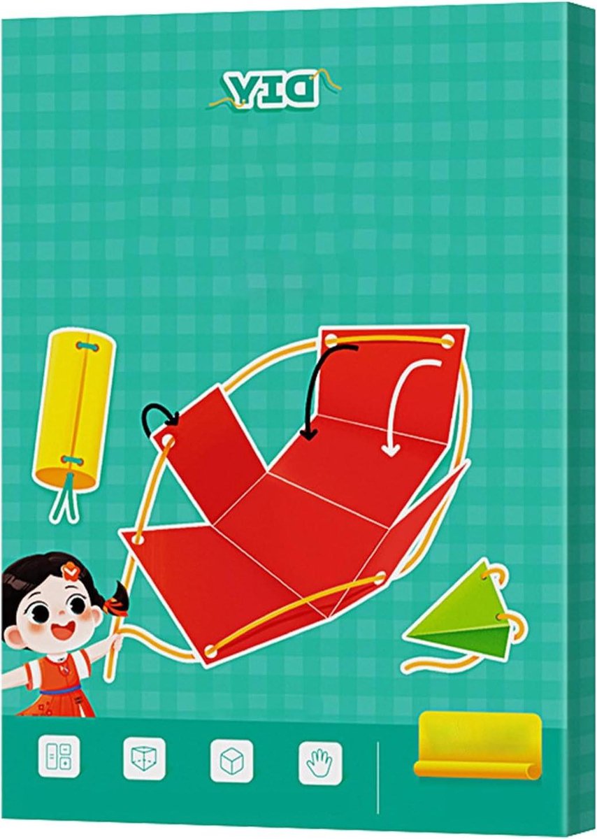 Geometrie Leerboek - 3D Vormen - Ruimtelijk Inzicht - Interactief Pull-String - 28.5 x 21 cm - Meerkleurig