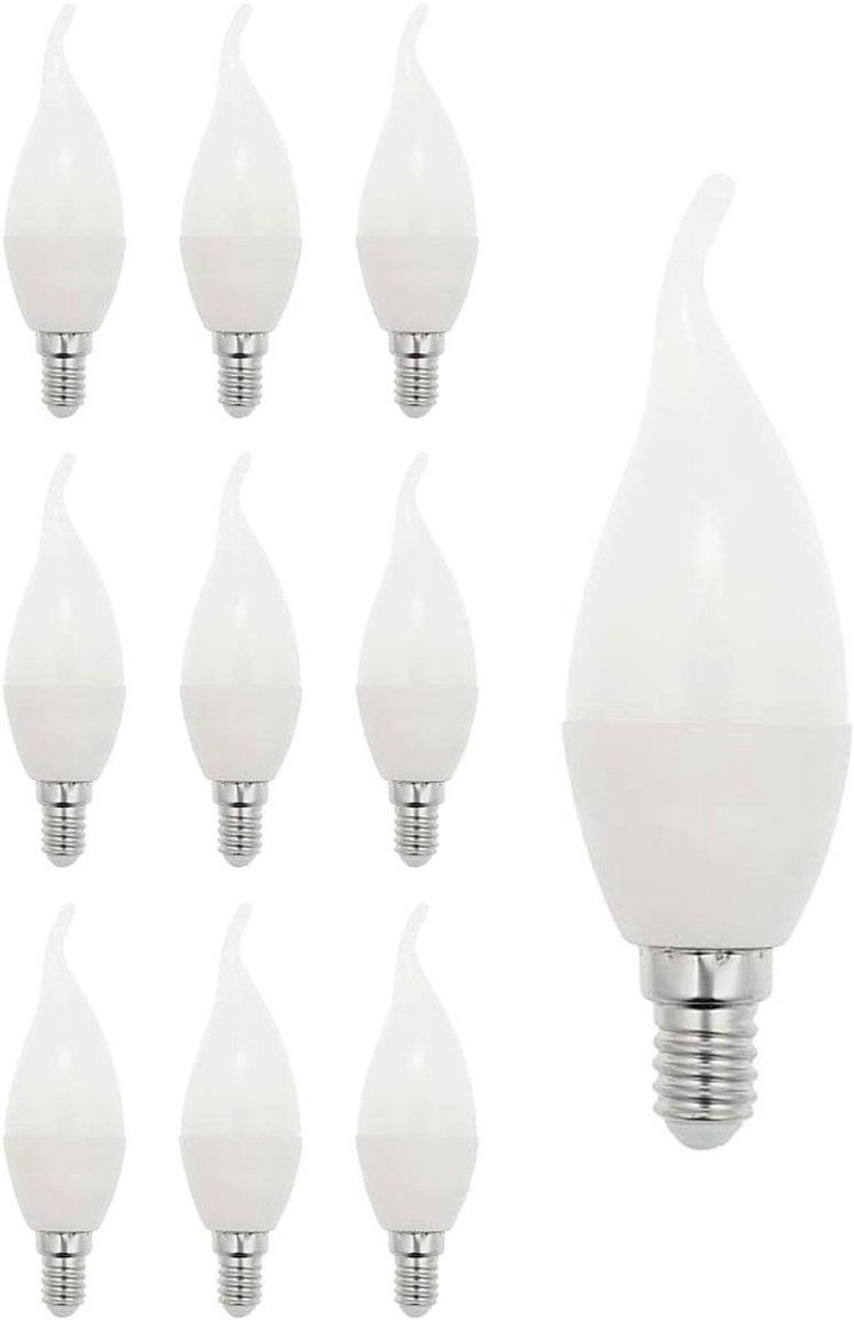 LED Kaarslamp C37 - Energiezuinige lamp - Sfeerverlichting creëren - Vervangt 50W - Ø37mm