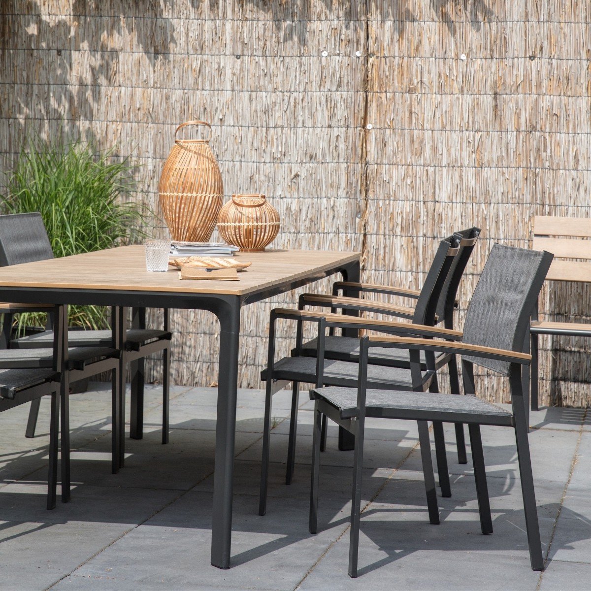 Lesli Living Outdoor Living Tuinstoel Arezzo - Antraciet