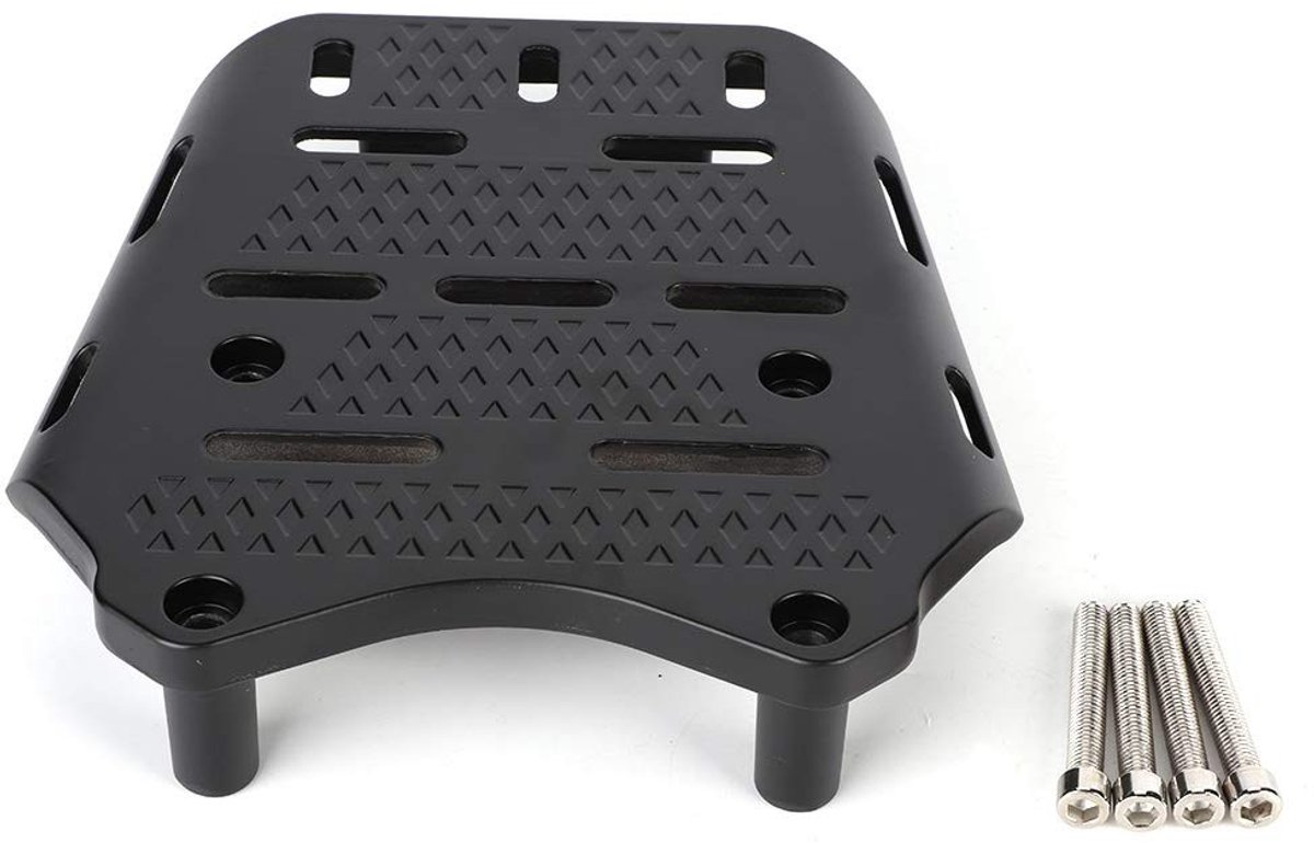 OmGoods - Dailygoody - Motorcycle Rack Bagagedrager - Aluminium Achter Bagagerek - Stevige Constructie - Geschikt voor 125 150 - Ideaal voor Motorfiets