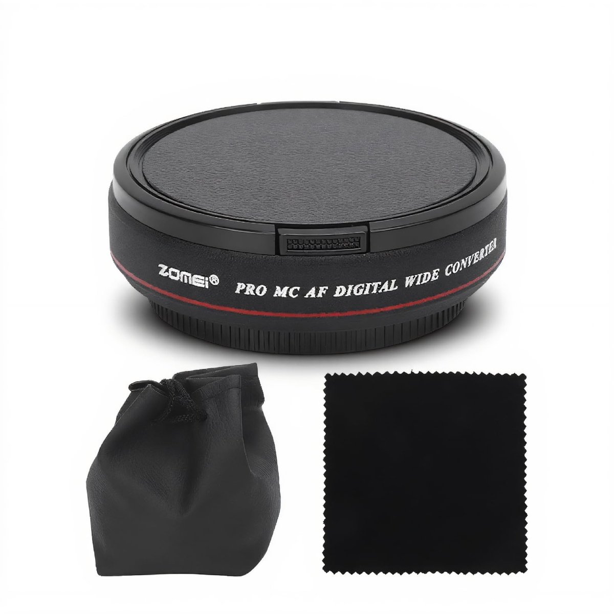 OmGoods - Dailygoody - Groothoeklens 62 Mm 0.45X - Ultradunne Groothoeklens - Voor DSLR-camera's - Groothoeklensfilter - Ideaal voor landschapsfilms - Professio