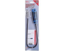 Pick-up tool - magneetpen - magneethulp flexibel 600mm, 1,5Kg, met LED licht, BGS 3187
