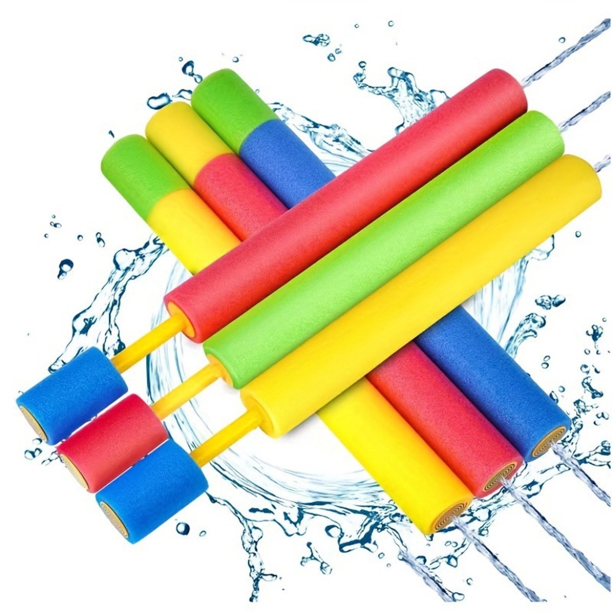 Kinderzwembad met Luifel inclusief 2 Foam Waterkanonnen — afbeelding 3