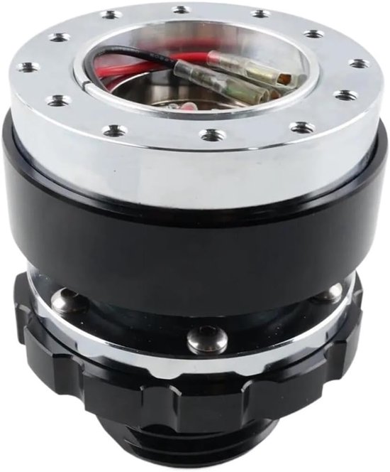 Stuurwieladapter - Snelkoppeling Naaf - Rijervaring Verbeteren - Aluminium Constructie - 10mm Steek - Rood — afbeelding 3