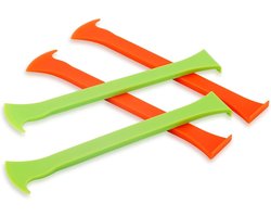 Vinyl Wrap Tool Kit - Auto Folie Gereedschap - Auto Bekleden - Ergonomisch Ontworpen - 4 stuks - Groen Oranje
