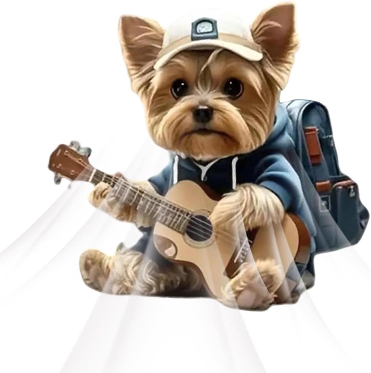 Auto Luchtverfrisser - Geur Diffuser Clip - Auto Interieur Opfrissen - Honden Design - ca. 6 cm Hoog - Transparant