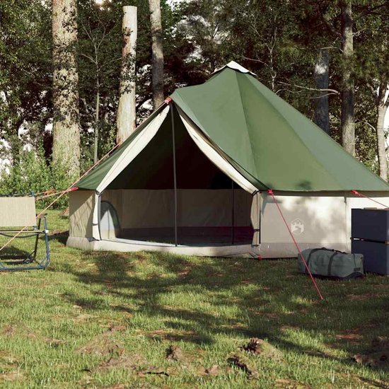 Miryx Tent - Familieten voor 6 personen - Paviljoentent - Waterdicht - Polyester - Licht - Draagbaar met E-poort - Tipi - Groen — afbeelding 2