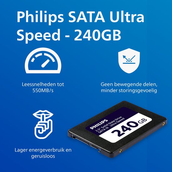 Philips FM24SS130B - SSD interne 240 Go - Ultra rapide - 2,5 "- Sata III
