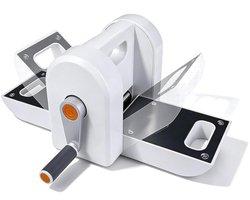Handmatige stansmachine - Draagbare stempel - Modeltekenen grafisch - Instelbare druk snelheid - 132 x 54 mm - Zilver
