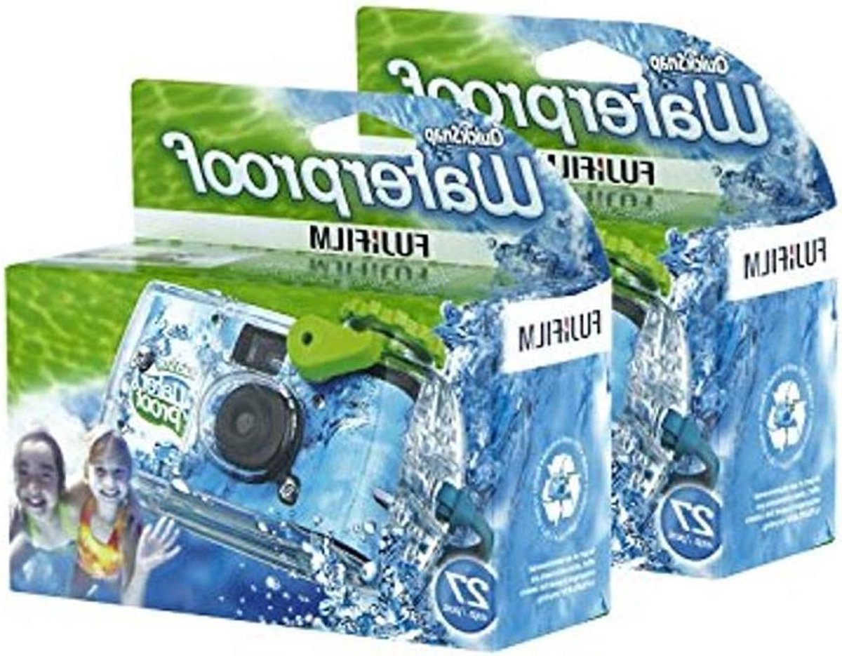 Wegwerp Camera Set - Onderwater Camera - Waterpret Vastleggen - Waterdicht Ontwerp - 2 Stuks - Blauw