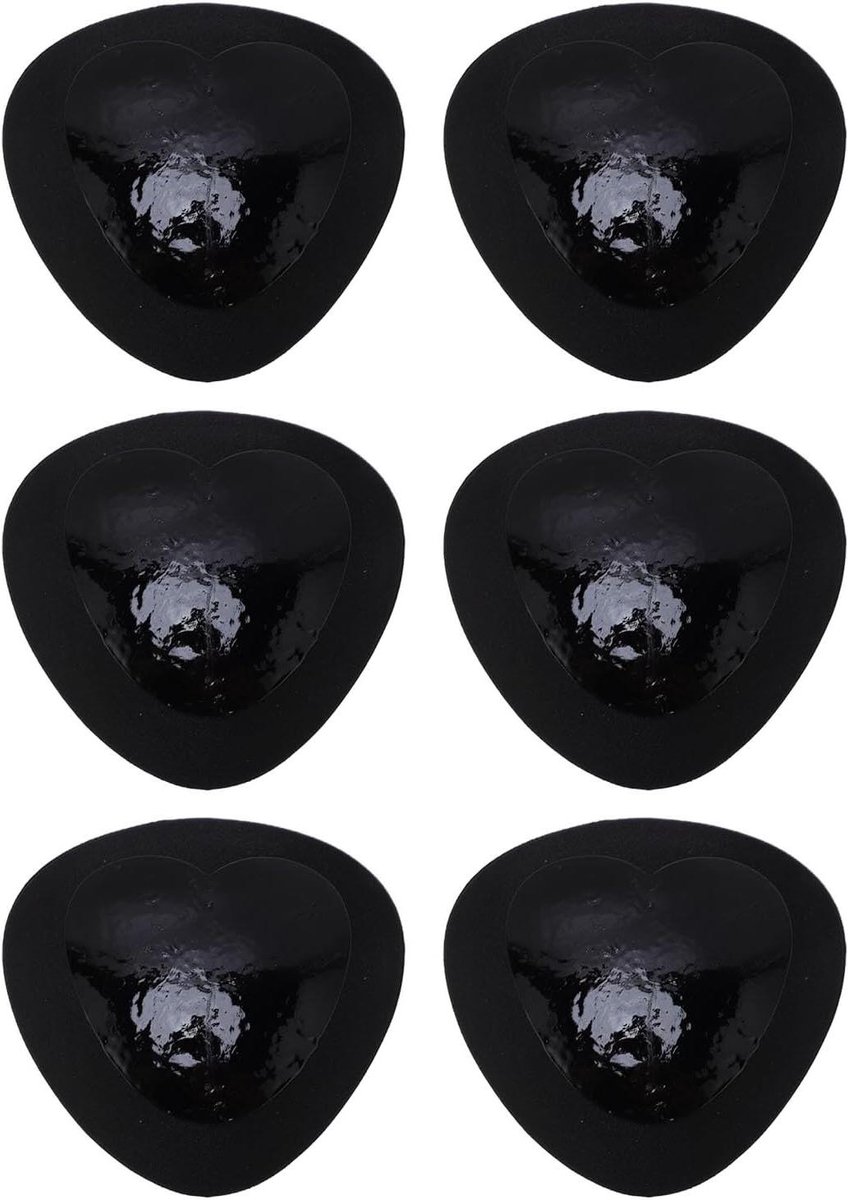 Bh Pads - Inzetstukken Bikini - Meer Volume - Zelfklevend - 3 Paren - Zwart