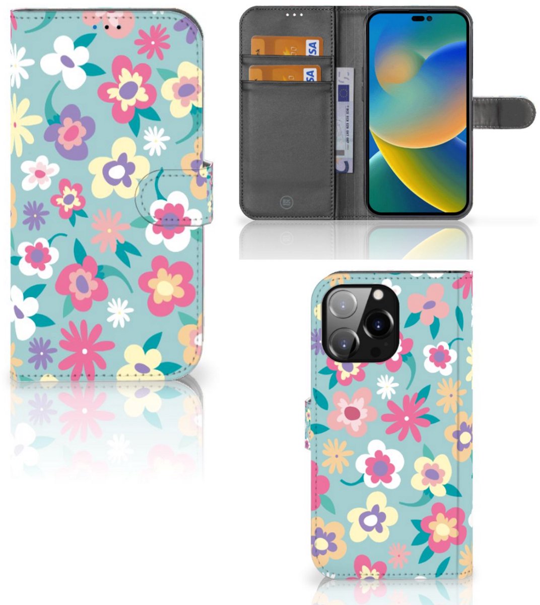 iPhone 14 Pro Max Hoesje Flower Power