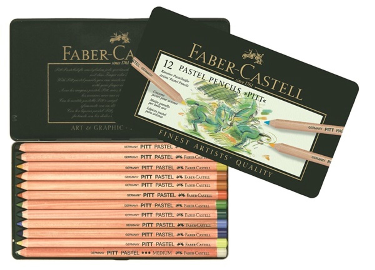 Faber-Castell pastelpotloden Pitt - 12 stuks - FC-112112 — cadeau in Hobby - foto 7