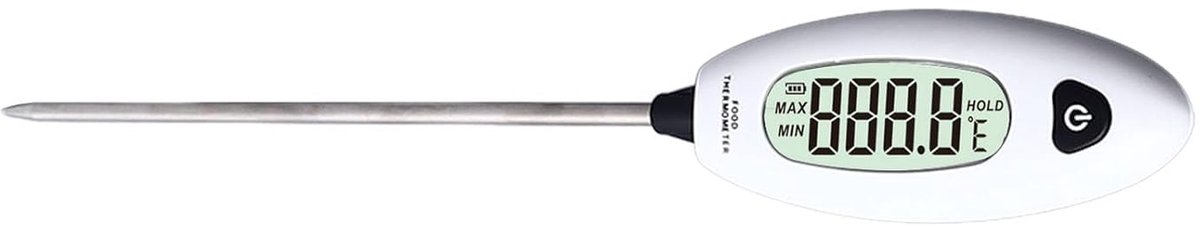 Digital Meat Thermometer, Waterproof Food Thermometer for Kitchen, Outdoor Cooking Grill