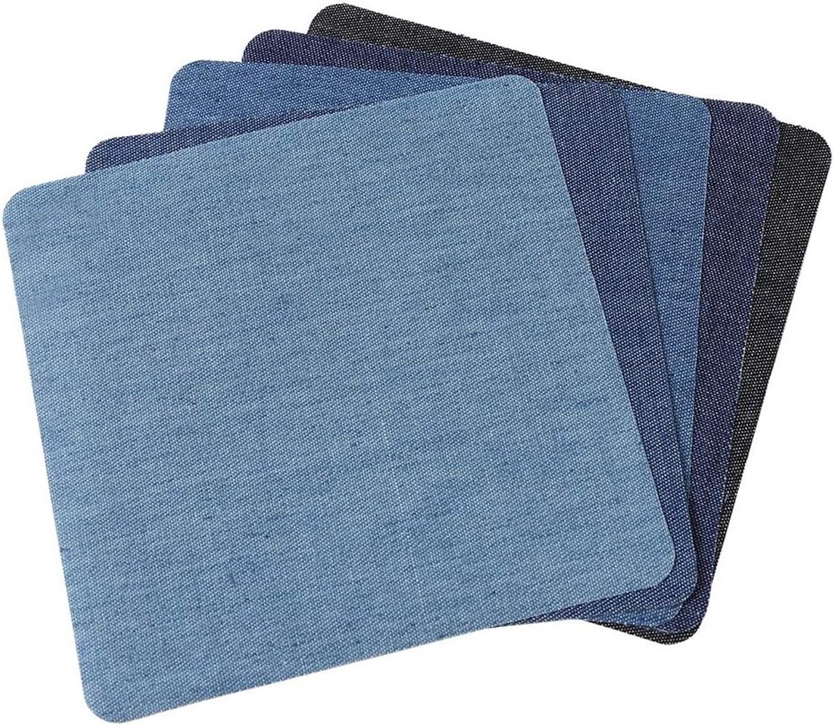 25 Stuks Denim Patches voor Kledingherstel en Creatieve Decoratie - Handgemaakte Cotton Patches voor Jeans en Jassen, DIY Naaien Accessoires