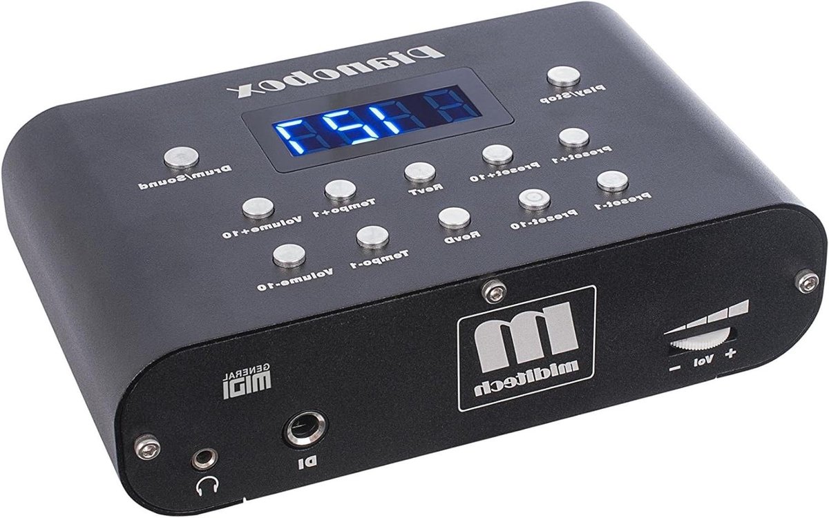 Sound Module - MIDI Controller - Muziek Produceren - 128 GM Sounds - 10.16 x 17.78 x 4.45 cm - Zwart