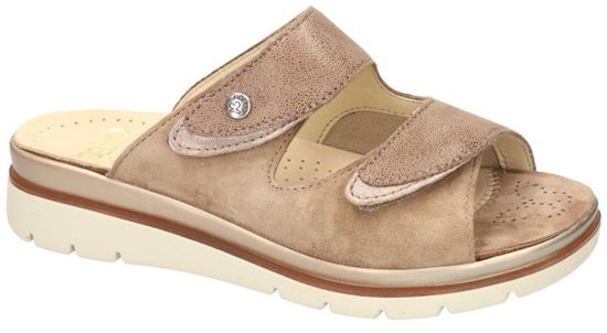 Fidelio Hallux -Dames - bruin licht - slippers & muiltjes - maat 39