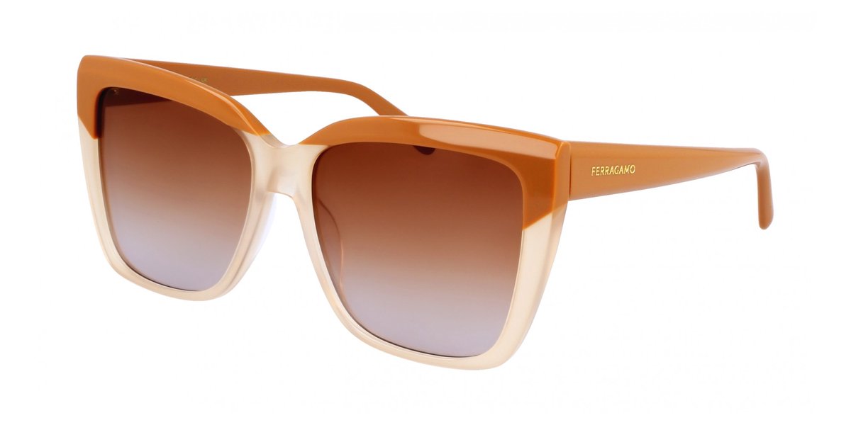 Ferragamo SF1102S Caramel 58/16/140 WOMAN Zonnebrillen