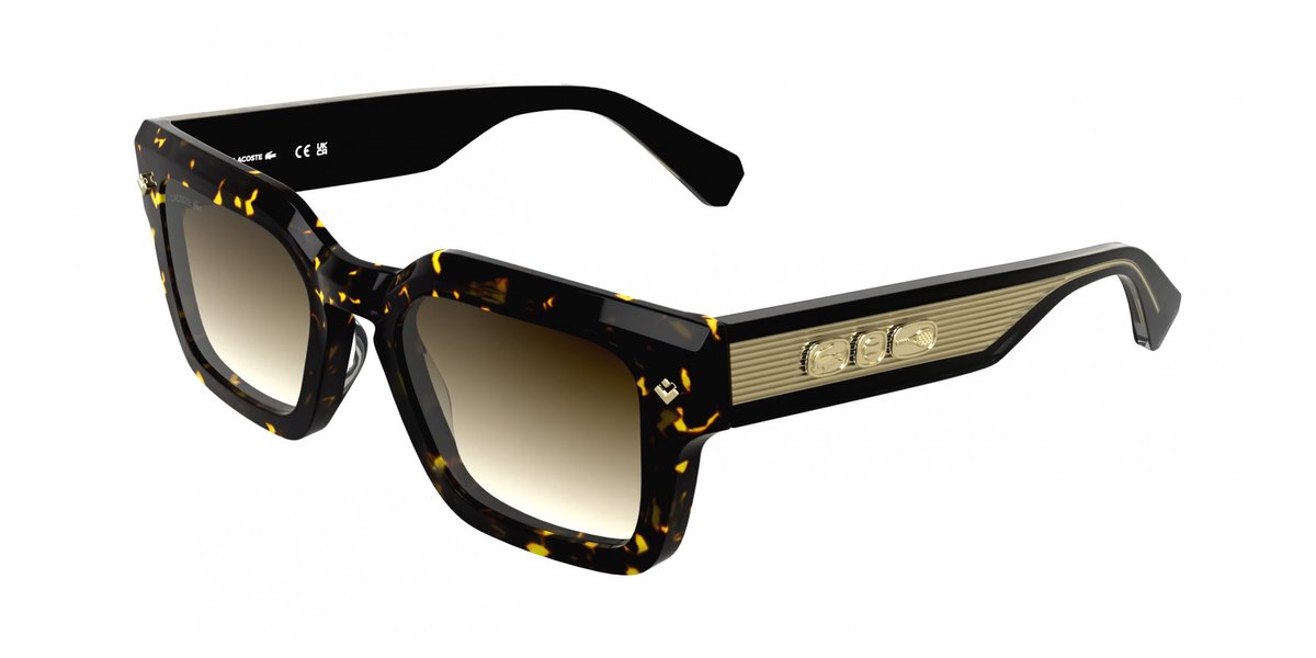 Lacoste L6071S Dark havana 52/21/145 UNISEX Zonnebrillen