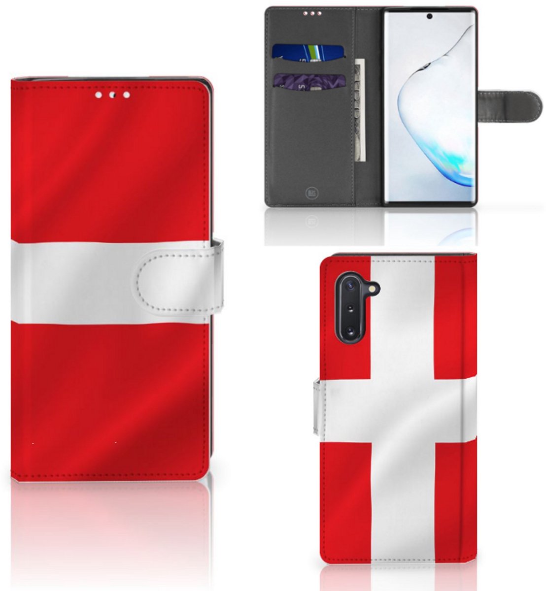 Boekhoesje voor Samsung Galaxy Note 10 Bookstyle Case Denemarken