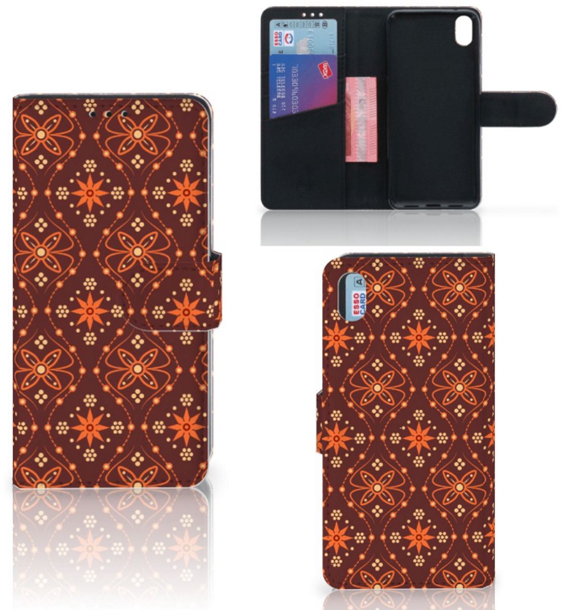 Xiaomi Redmi 7A Telefoon Hoesje Batik Brown