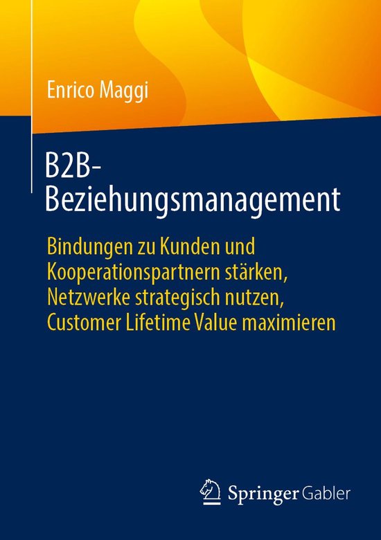 Business and Economics (German Language) - B2B-Beziehungsman ... - cover