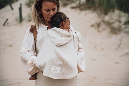 Koeka baby badponcho Faro - 74/80 - katoen - wit van Merkloos — afbeelding 5
