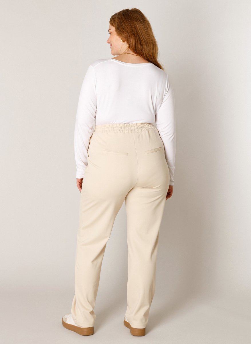 BASE LEVEL CURVY Yoanna Broek - Light Beige - maat 3(52)