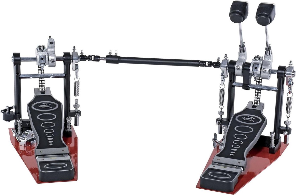 Dubbel Bassdrumpedaal - Dubbel Pedaal - Drummen - Links-versie - 36 x 27.3 x 20 cm - null