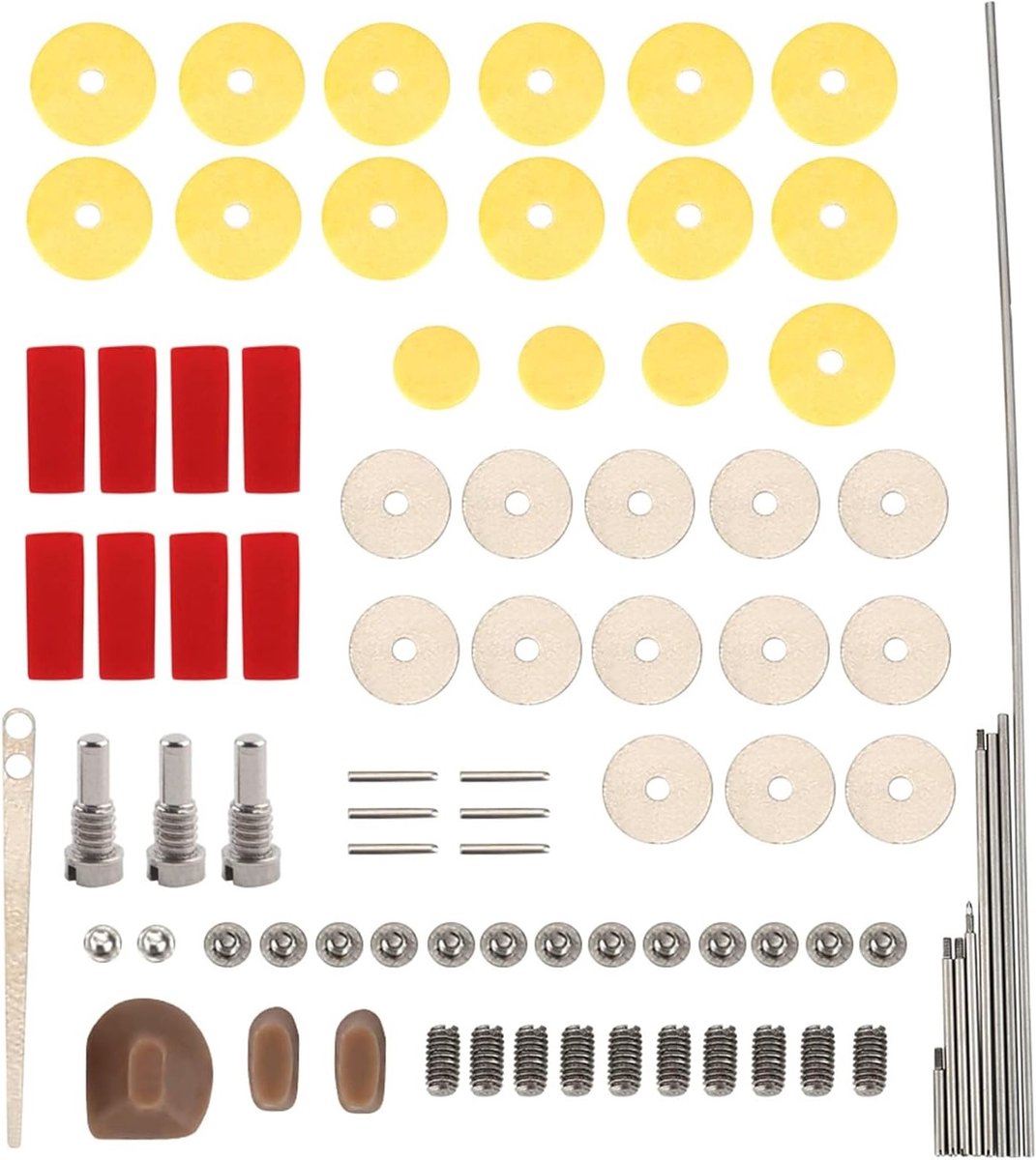 Praktische DIY Onderhoudsset voor Fluit met Pads en Onderdelen - Fluit Reparatie en Zorg Kit voor Muziekinstrumenten
