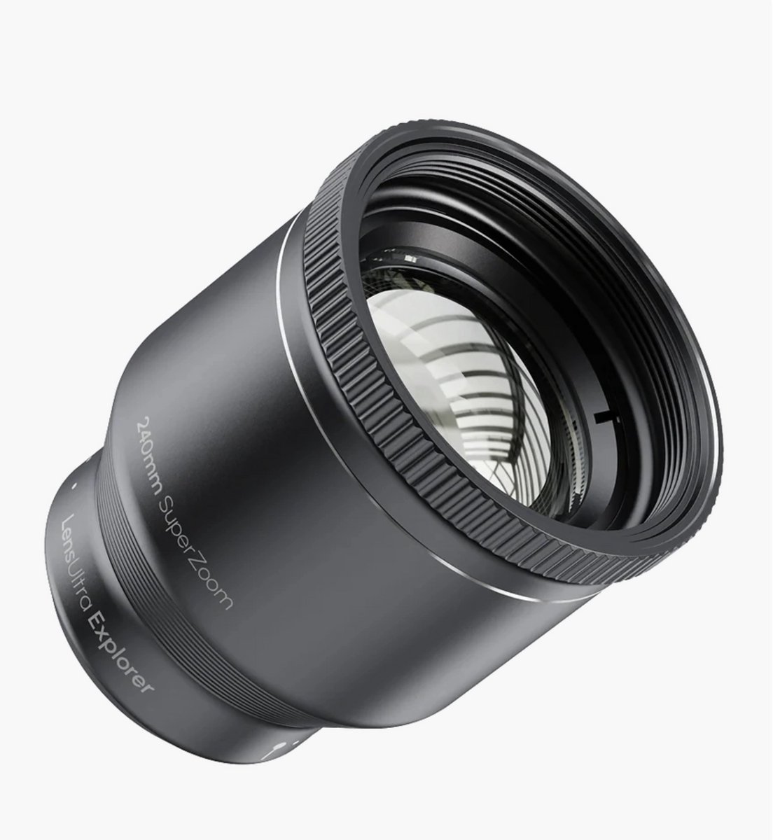Shiftcam LensUltra Explorer 240mm Super Zoom Full Kit – Ontworpen voor alle smartphones – Gebruik met m37 Filters en Vergrootglas – Duurzaam aluminium met meerlagige AR-coating - Zwart