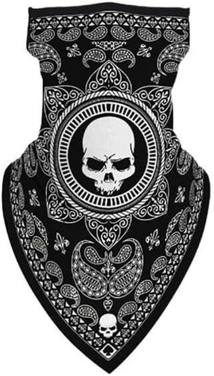Bandana Gezichtsmasker - Nekwarmer Tube - Outdoor Activiteiten - Elastisch Ademend Materiaal - One Size - h04