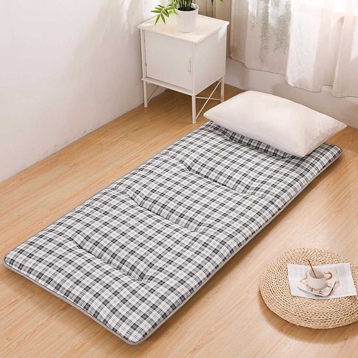 Vloermatras - Dun Matras - Kamperen en Reizen - Opvouwbaar en Draagbaar - 100x200cm - C