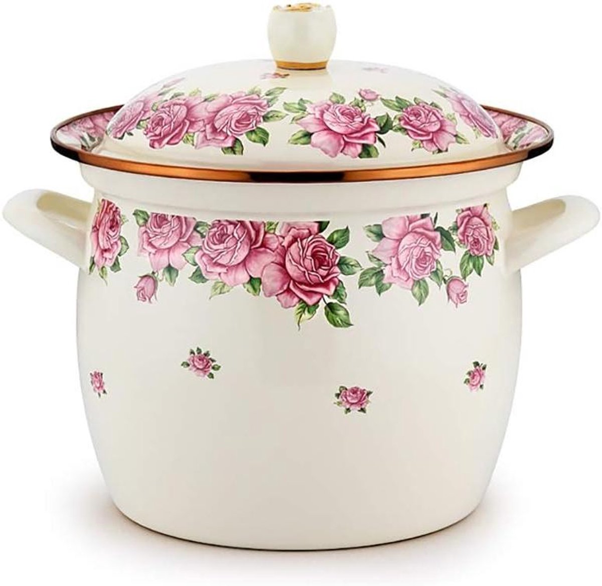 Braadpan met deksel - Stoofpan Ovenschaal - Gerechten bereiden - Emaille coating - 7.5L - Lavendel