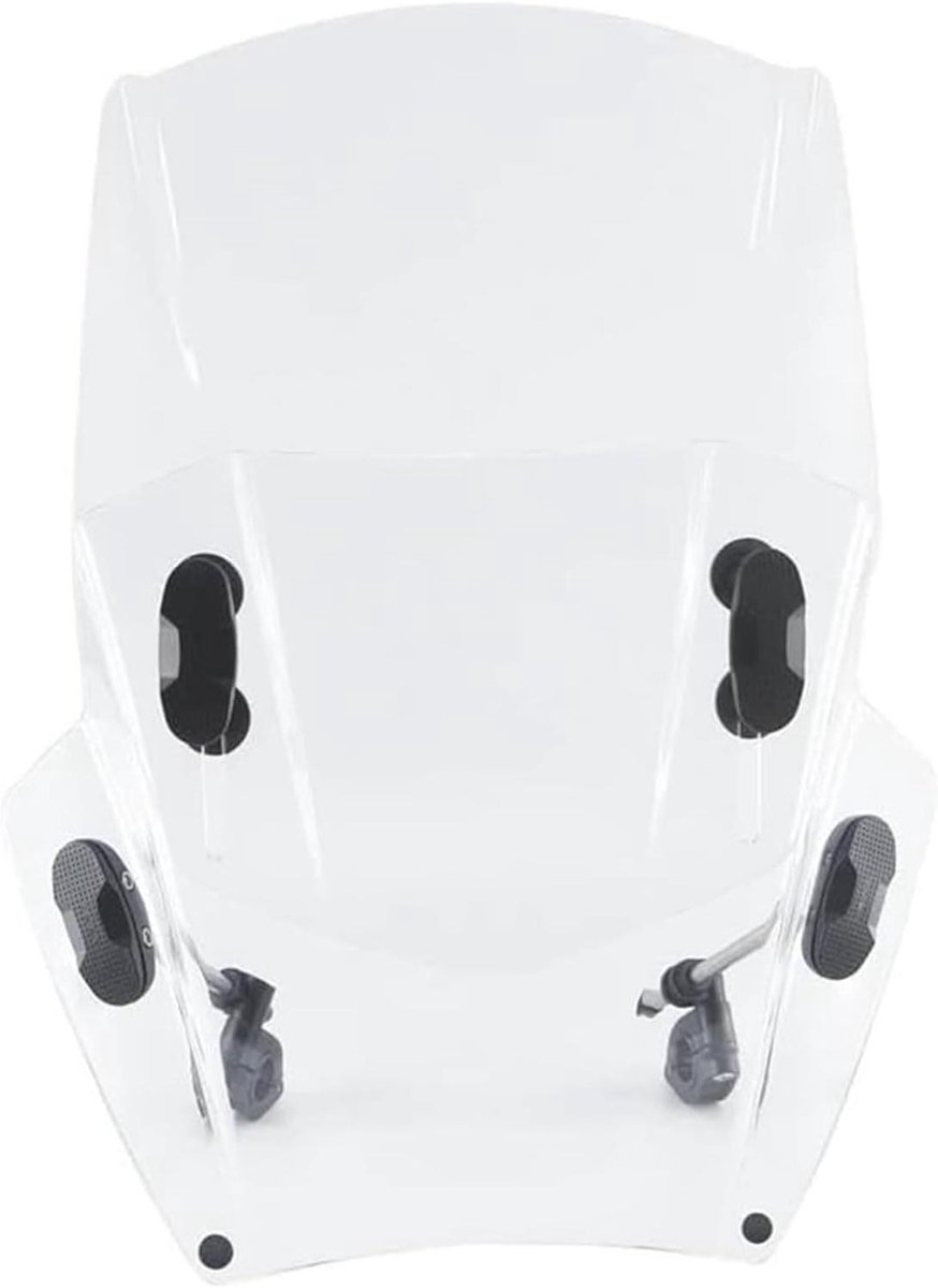 Motorfiets Windscherm - Voorruit Deflector - Comfortabel Rijden - Verstelbaar Ontwerp - 1 kg - Helder