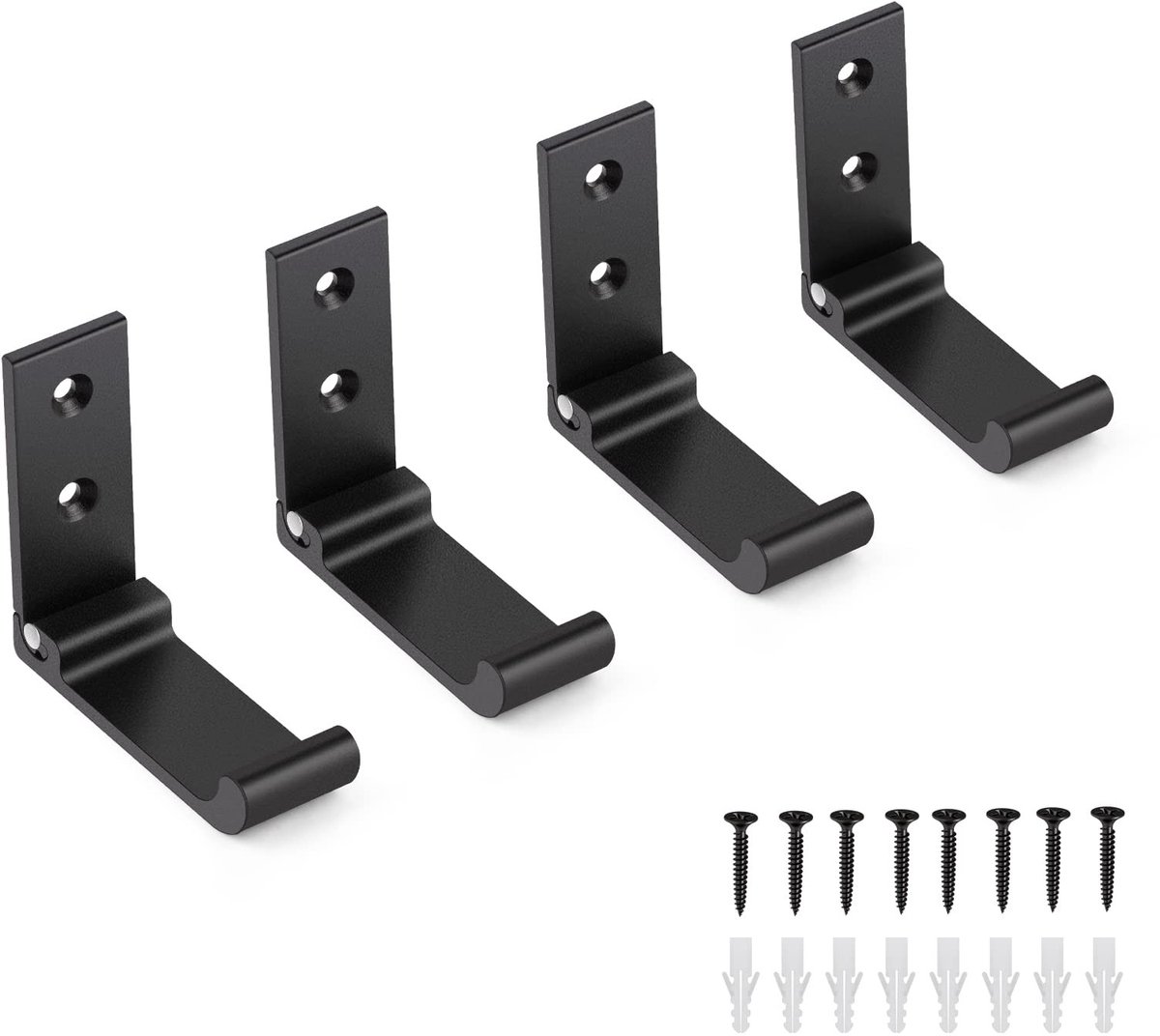 Dailygoods- Wandhaak Opvouwbaar - Kledinghaak Roestvrij Staal - 4 Stuks - Waterdicht - Voor Keuken/Badkamer - Eenvoudige Installatie