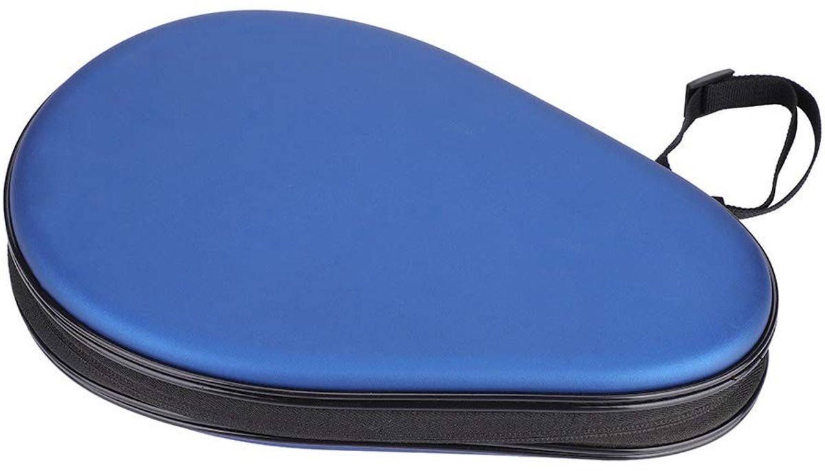 Dailygoods- Tafeltennis Bat Case Waterdicht - PU Hoes - Antislipvoering - Polsband - Schokbestendig - Voor Twee Rackets - Pingpong Tas