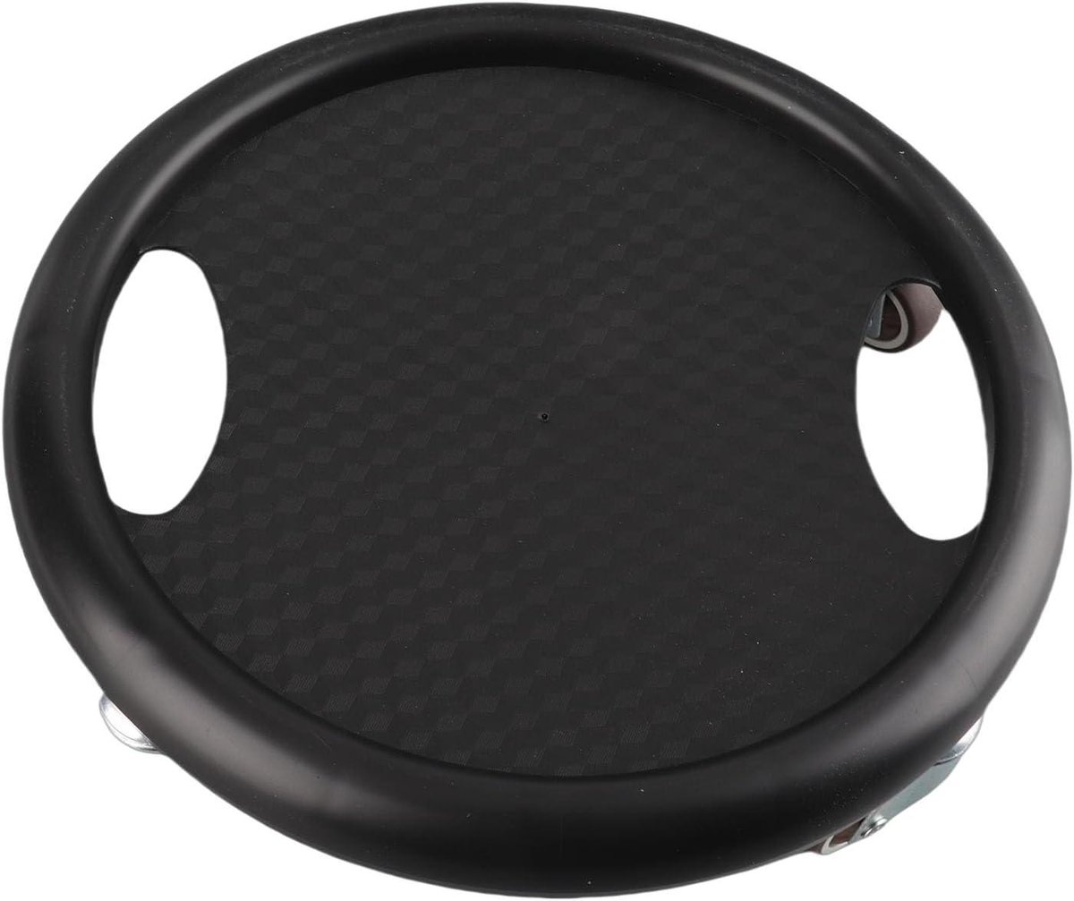 Kernschuif - Glijplaten - Buikspier Training - 4 Universele Rollen - 29 x 29 cm - Zwart