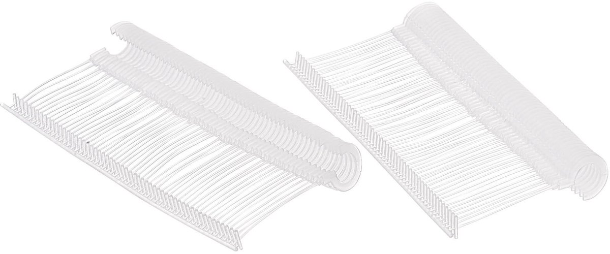 Dailygoods- Tagging Bevestigingsmiddelen - Standaardmaat 35 mm - 500 Stuks - Duurzaam PVC - Waterdicht/Scheurbestendig - Voor Kledingstukken - Etiketten