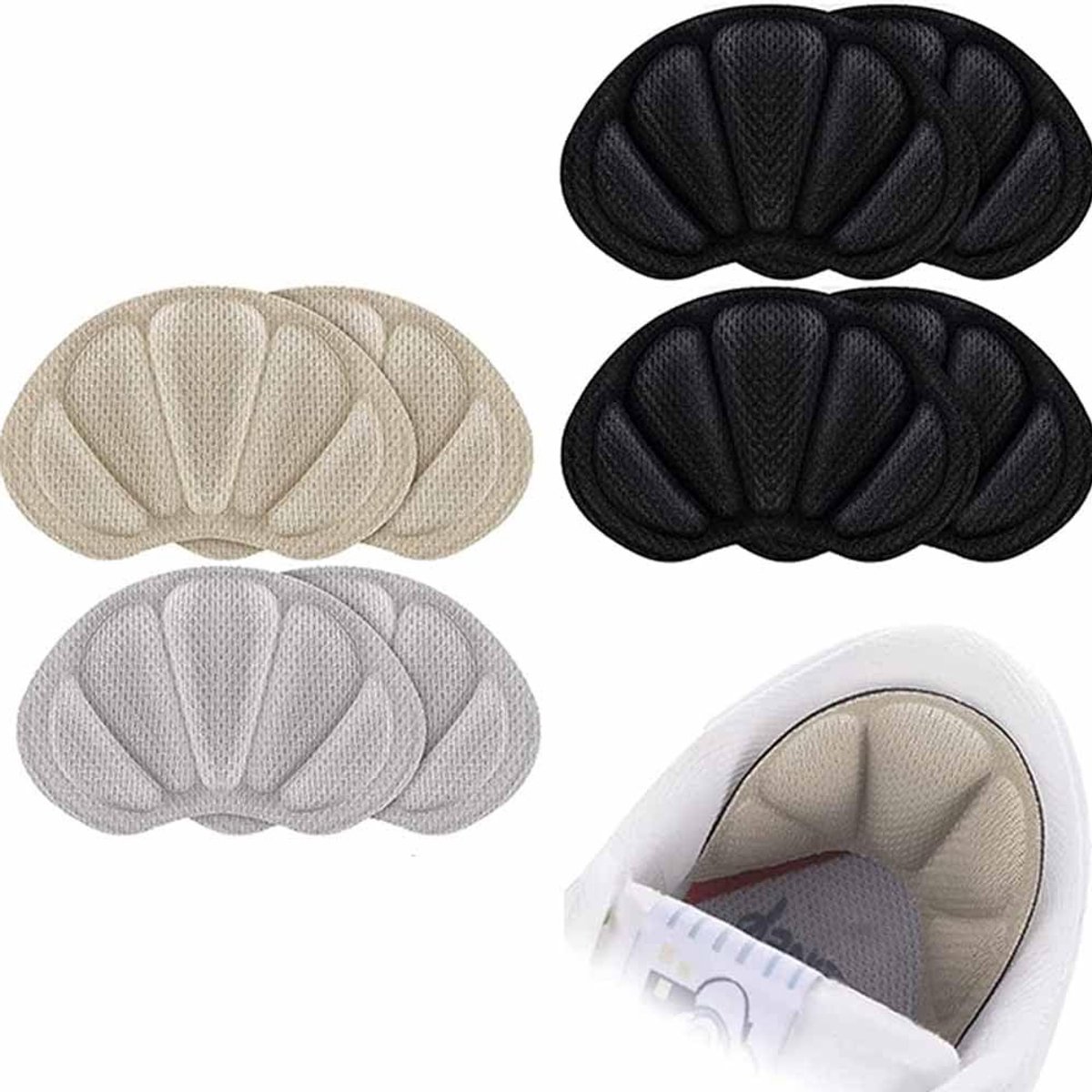 Dailygoods- Hielkussens Zelfklevend - Hielbeschermers - Hielkussentjes voor Schoenen - Hielzooltjes - Hielkussen - Comfort en Pasvorm - Schoeninlegzolen
