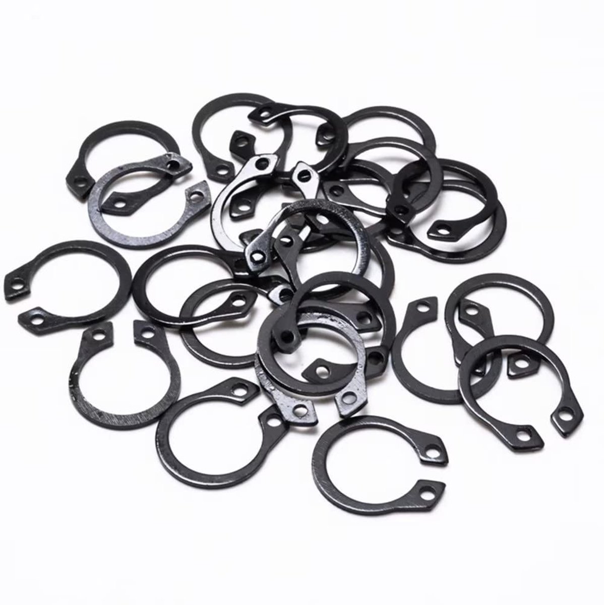 Dailygoods- Circlip 26mm - Externe Borgringen - Borgringen Assortiment - Bevestigingsmiddel - 40 Stuks - Mangaan Staal - Borgring