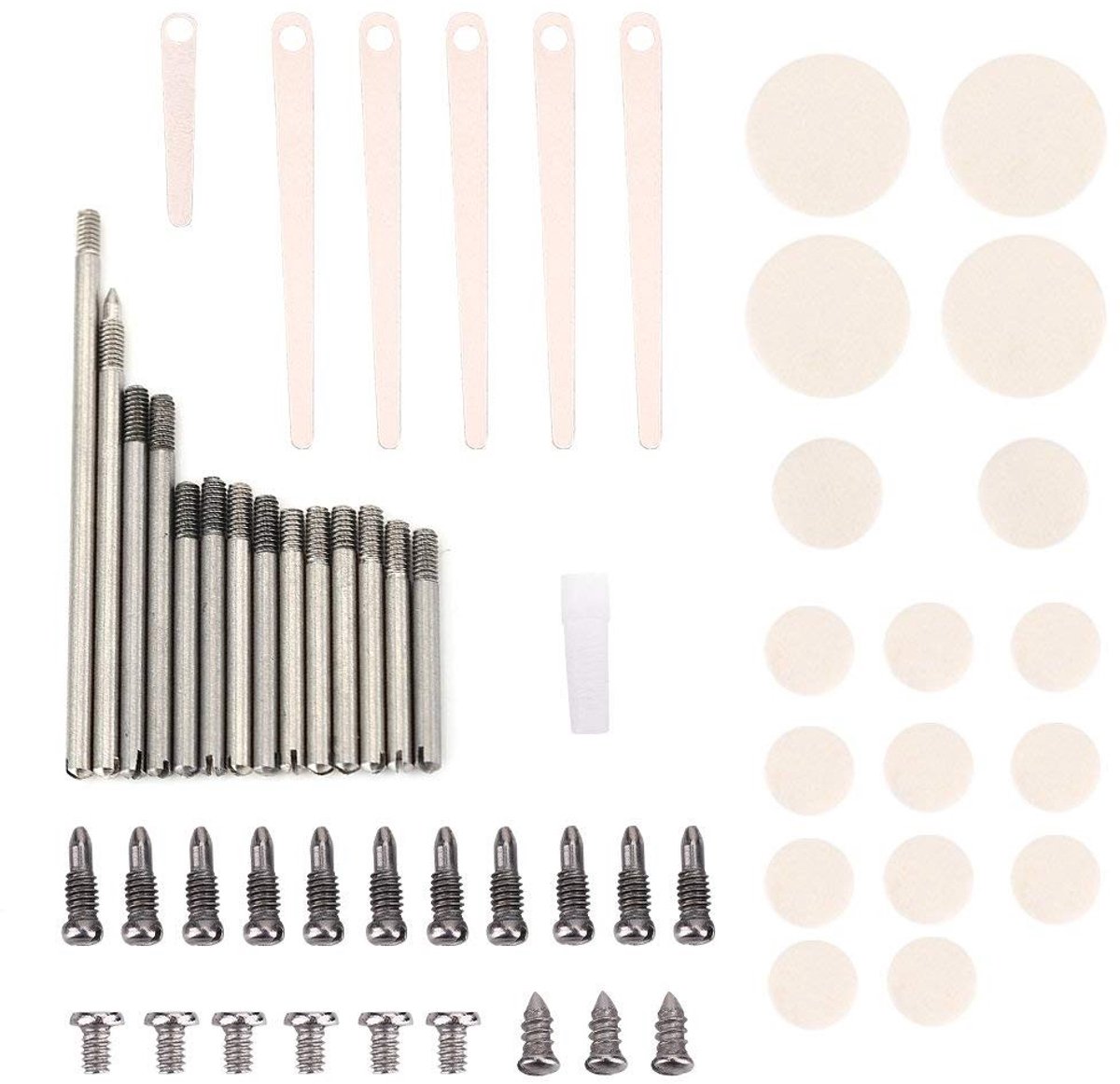 Dailygoods- Reparatieset 7-in-1 - Onderhoudsgereedschap - Reserveonderdelen - Klarinet - Duurzaam - Gemaakt van metaal - Klarinetonderdelen