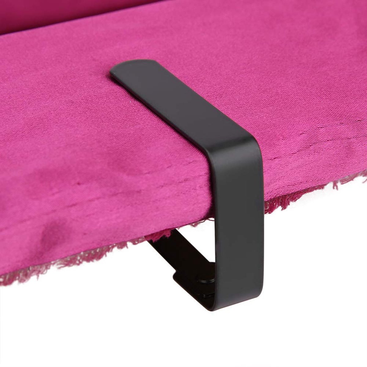 Dailygoods- Tafelklemmen Roestvrij Staal - Antislip Tafelkleedklemmen - 4 Stuks - Geschikt voor Tafels tot 3 cm Dikte - Ideaal voor Picknicks - Eenvoudig te Bevestigen - Tafelkleedhouders