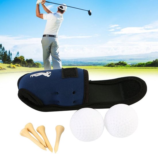 Dailygoods- Tee Bag Houder Hoogwaardig Materiaal - Utility Pouch - Golf Accessoires - Inclusief 4 Tees - Slijtvast - Comfortabel en Makkelijk Mee Te nemen - Golfbaltas van Dailygoods — afbeelding 2