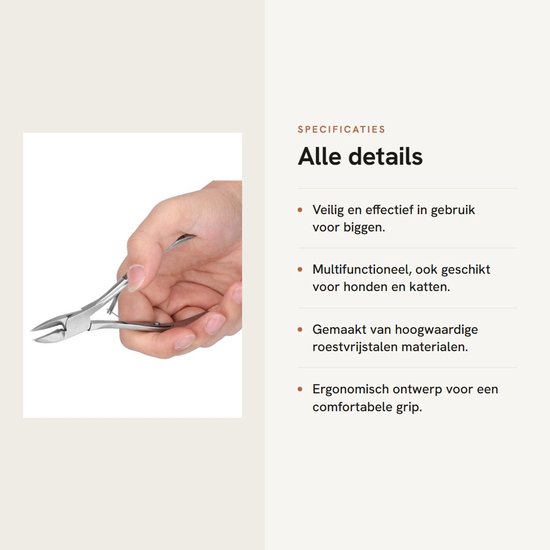 aladdien - Varkenstandtang - Roestvrijstalen elleboog - Multifunctioneel ontwerp - Geschikt voor biggen - Voor het trimmen van tanden - Ergonomisch ... van Merkloos	 — afbeelding 2