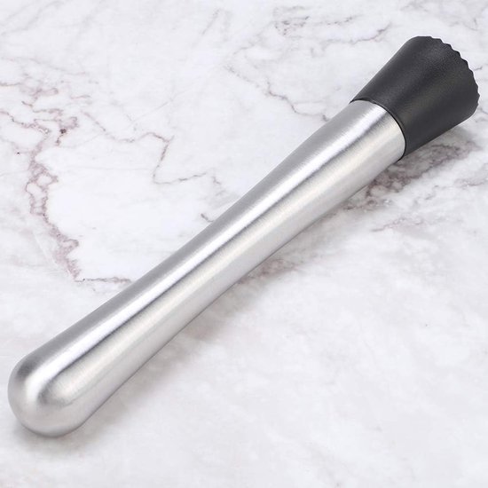 TOPINCN Roestvrijstalen Ijsbreker Cocktail Muddler Lichtgewicht Draagbaar voor Het Verpletteren van Ijs voor Bar, Restaurant, Pub, Thuisgebruik — afbeelding 4